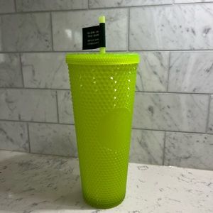NWT Starbucks Halloween Glow in the Dark Lemongrass Studded Grande Tumbler